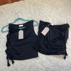 Meshki skirt set NWT